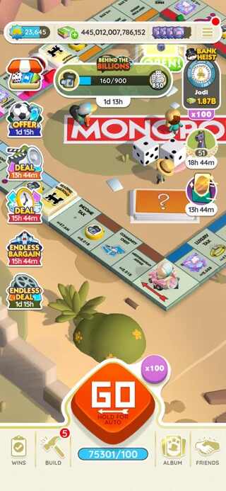 Dados gratis Monopoly Go