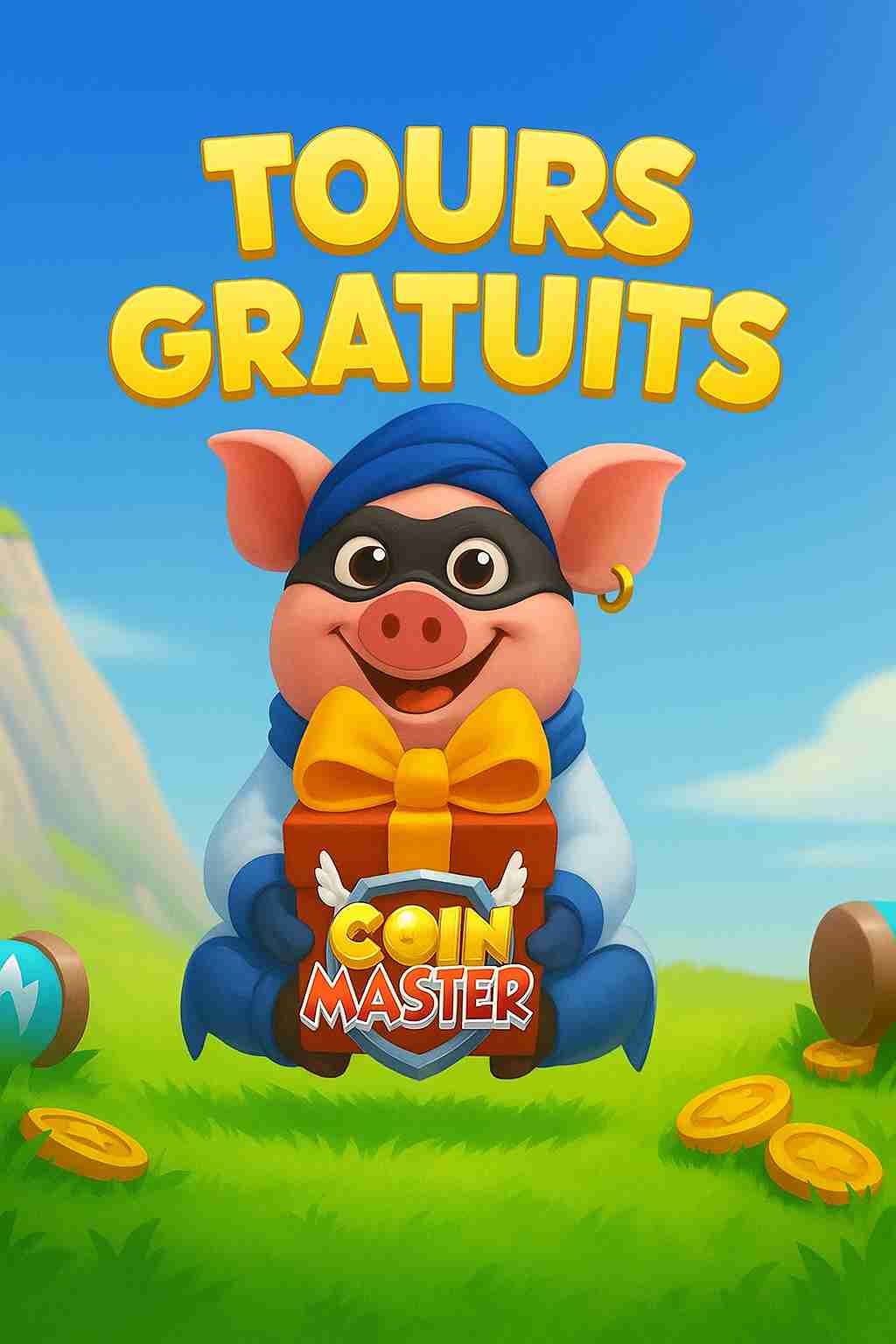 Bannière Tours Gratuits Coin Master 2025